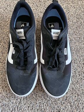 Vans Black and White Men’s Skate Sneakers